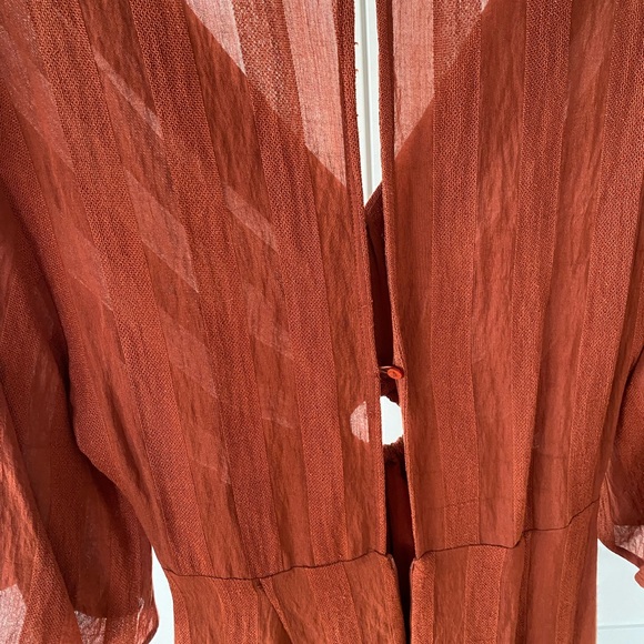 Zara, XS, summer dress, earthy color, great condition, almost new - Picture 5 of 5